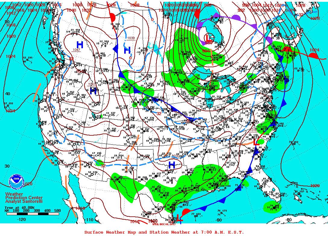 NOAA Weather Map